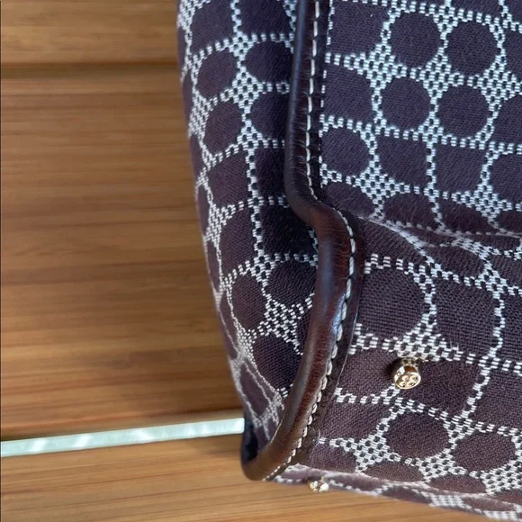 Kate Spade Brown and Orange Patterned Tote - Picture 11 of 14